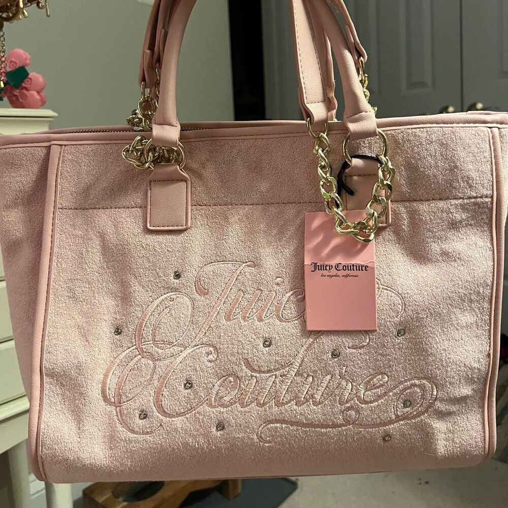 Juicy couture pink diamond beach tote daydreamer bag